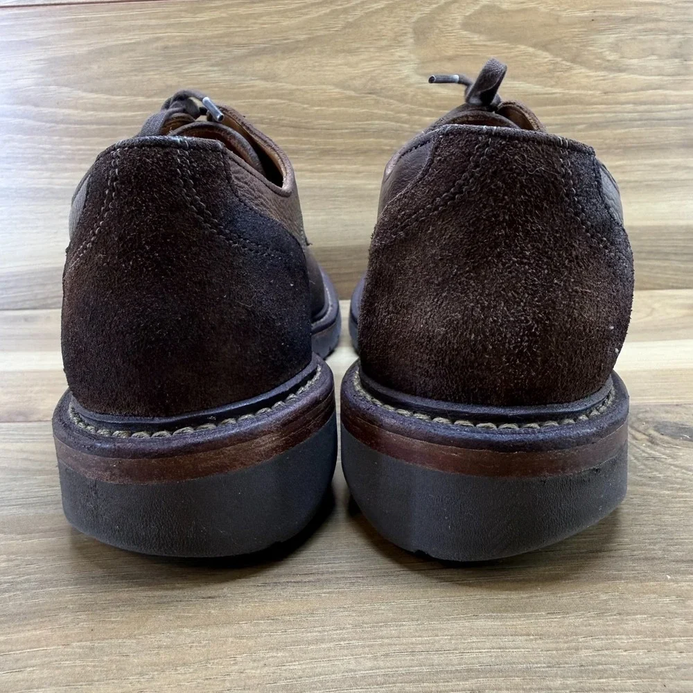 Allen Edmonds Discovery Derby 9.5 D‎ Brown Leather Extralight Soles Business